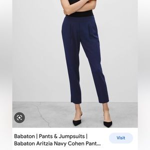 Aritzia‘s Cohen pants and navy ! Perfect for the office